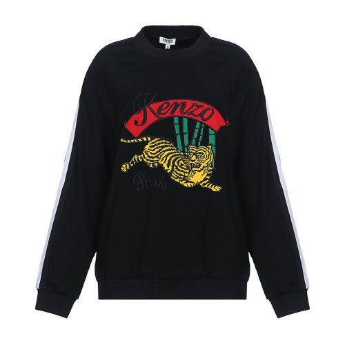 KENZO/高田賢三 女衛(wèi)衣 女士混紡圓領(lǐng)長袖運動衫套頭衫 2TO15AC