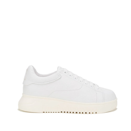 Emporio Armani/安普里奧阿瑪尼 男士皮革系帶休閑運(yùn)動(dòng)鞋皮鞋 X4X159 XF487