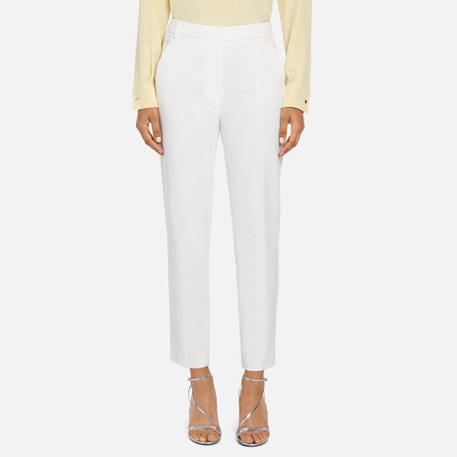 St.John/盛薔彈性白色長褲女士休閑褲K80YW41