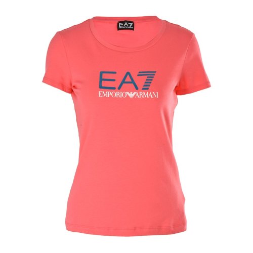  Emporio Armani/安普里奧阿瑪尼 女士紅色棉質(zhì)短袖T恤 3GTT62 J12Z 1456 PLFSX
