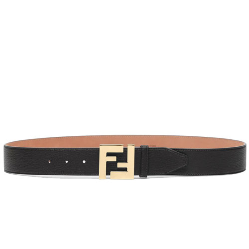 FENDI/芬迪 男士黑色小牛皮Cuoio Romano皮帶7C0403SFRF0KUR