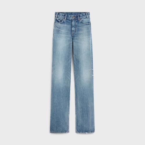  CELINE賽琳思琳 22年秋冬 女士 牛仔褲 JEANS KITTY DENIM CLEAR SKY RINSE 2N756571Q.08YC