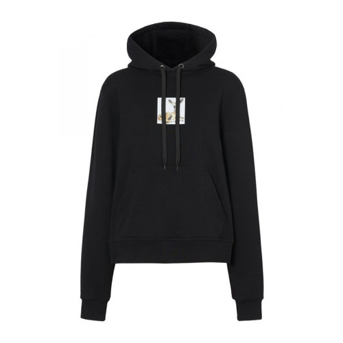 BURBERRY/博柏利  女裝 服裝 棉質(zhì)抽繩式連帽套頭衫印花LOGO款 女衛(wèi)衣