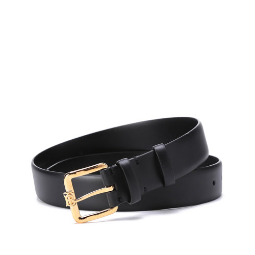 BURBERRY/博柏利【22春夏新款】女款皮革專屬標(biāo)識(shí)搭扣針扣式皮帶腰帶3cm 80330291