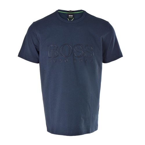 HUGO BOSS/雨果波士  男裝 服裝 棉質(zhì)混紡LOGO標(biāo)識(shí)時(shí)尚休閑 男士短袖T恤