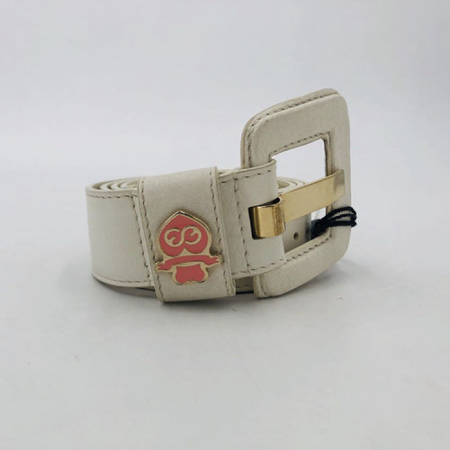 ESCADA/愛斯卡達白色皮質(zhì)腰帶  512202271  瑕疵折扣