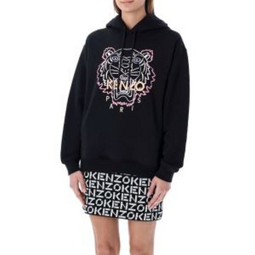  KENZO/高田賢三 女士黑色棉質(zhì)衛(wèi)衣 FC52SW6494XH 99 PLFSX