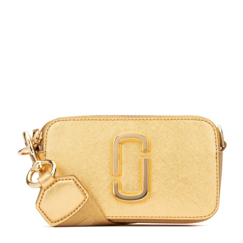 Marc Jacobs/馬克雅各布斯 SNAPSHOT系列女士純色皮革經(jīng)典金屬徽標(biāo)裝飾拉鏈開合單肩包斜挎包相機(jī)包女包 M0015323 多色可選