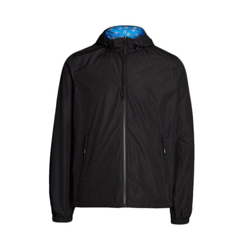 KENZO/高田賢三  凱卓男裝 經(jīng)典彩色圖案印花 男士雙面穿時尚休閑連帽夾克外套 5BL1511NG.99