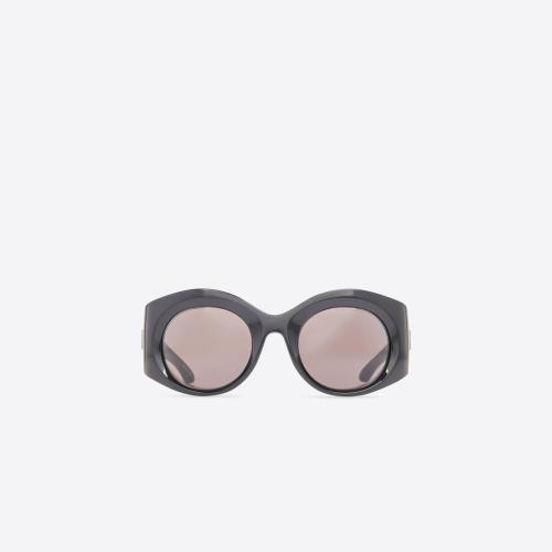  BALENCIAGA巴黎世家 22年春夏 女士 太陽眼鏡 Women's Bold Round Sunglasses in Black 675914 預定商品1-3周發(fā)貨