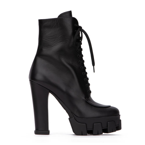 PRADA/普拉達(dá)  prada鞋 女性 黑色 短靴 1T864L 07I F0002