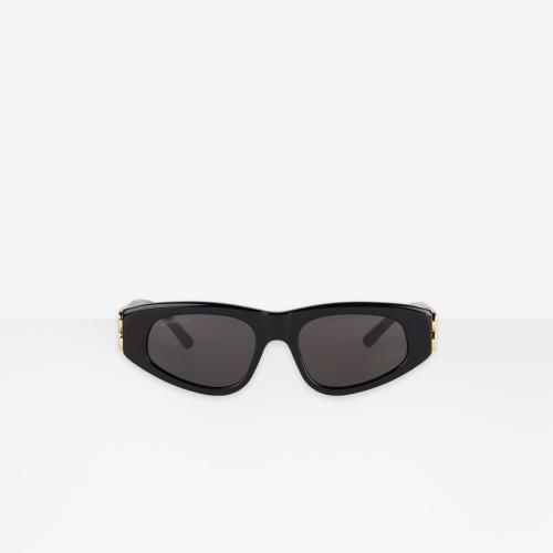  BALENCIAGA巴黎世家 22年春夏 女士 太陽(yáng)眼鏡 Dynasty D-Frame Sunglasses in BLACK 621642T00 預(yù)定商品1-3周發(fā)貨