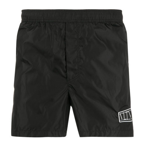 Valentino 華倫天奴 男士 服裝  黑色字母LOGO圖案休閑短褲泳褲 男士短褲