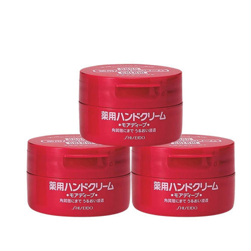 SHISEIDO/資生堂  紅罐尿su護(hù)手霜 100g*3罐