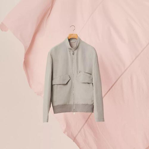  HERMES愛(ài)馬仕 22年秋冬 男士 夾克 Blouson bord-cote H252140HB2P50