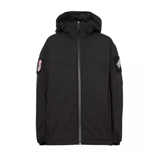 BURBERRY/博柏利 黑色連帽男士棉服