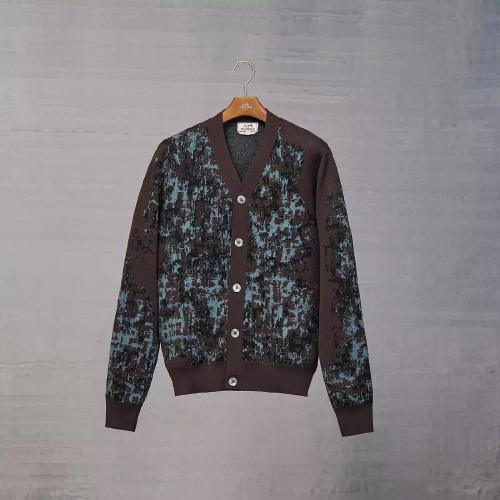  HERMES愛馬仕 22年秋冬 男士 長(zhǎng)袖襯衫 Cardigan boutonne H267260HA38LA