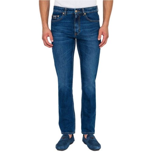  VERSACE JEANS COUTURE 男士深藍(lán)色棉質(zhì)牛仔褲 71GAB5S2 DW00903M 904 PLFSX