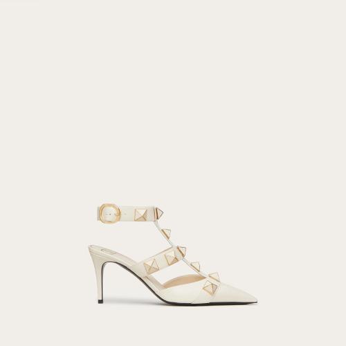  VALENTINO華倫天奴 22年秋冬 女士 高跟涼鞋 ESCARPINS ROMAN STUD EN VEAU A_VEC CLOUS EN é