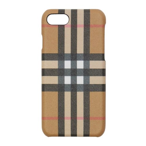 BURBERRY/博柏利 經(jīng)典卡其色格紋iphone 8手機(jī)殼 4077919