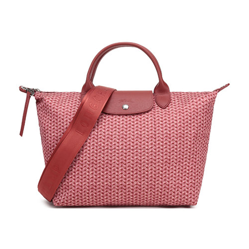 Longchamp/瓏驤 女士LEPLIAGE織物短柄手提單肩斜挎包餃子包1515313