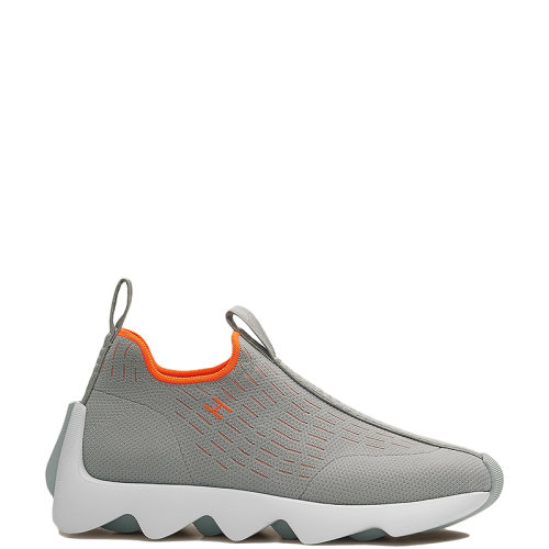 HERMES/愛馬仕 22年春夏新款 Eclair系列 女士淺灰色網(wǎng)眼面料套穿式運動鞋H221170Z81370