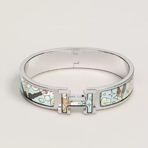  HERMES愛馬仕 22年秋冬 女士 手鐲 Bracelet Clic H Dans les Nuages H702311FPE4GM
