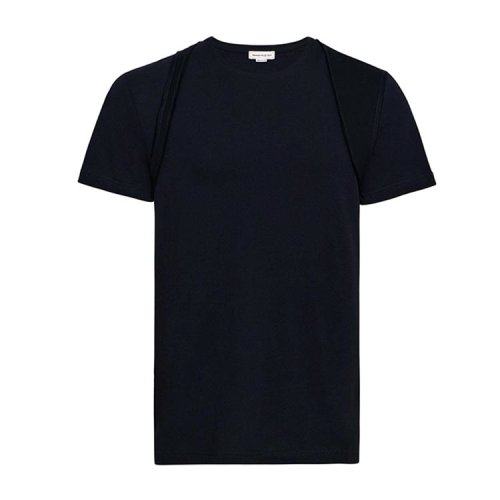 Alexander McQueen/亞歷山大麥昆吊帶男士短袖T恤639972QQX04