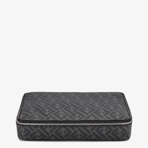  FENDI芬迪 22年秋冬 男士 收納包 灰色布料襯衫便攜袋 7N011_GLRF0GXN