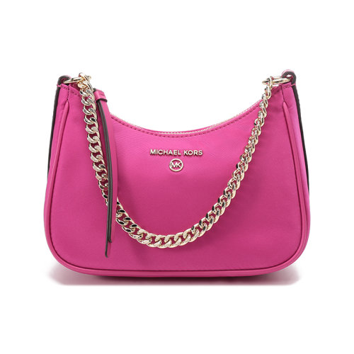 MichaelKors/邁克·科爾斯 MK【22春夏新款】女士 JetSetCharm系列織物手提單肩包腋下包小號 32H1LT9C1C