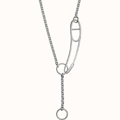  HERMES愛馬仕 22年秋冬 女士 項鏈 Sautoir Chaine d%26s;Ancre Punk H117114B 00