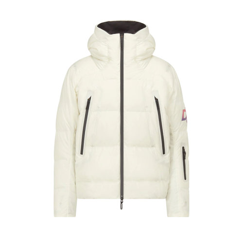 DIOR/迪奧 22年秋冬新款 DESCENTE系列 男士白色科技帆布連帽羽絨夾克外套213C446B5093_C084