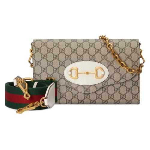  GUCCI古馳 22年秋冬 女士 Gucci 馬銜扣1955系列小號(hào)手袋 677286 HUHHX 9759