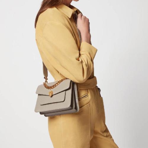  BVLGARI寶格麗 22年秋冬 女士 手提包 SERPENTI FOREVER MAXI CHAIN SAC a BANDOULIERE 292031