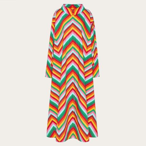  VALENTINO華倫天奴 22年秋冬 女士 連衣裙 ROBE EN COTON IMPRIMé XB3VAYA56UDM12