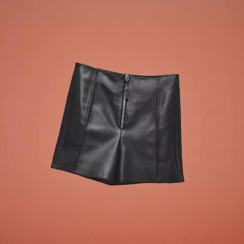  HERMES愛(ài)馬仕 22年秋冬 女士 短褲 Short en cuir details smockes H2H1403D40236