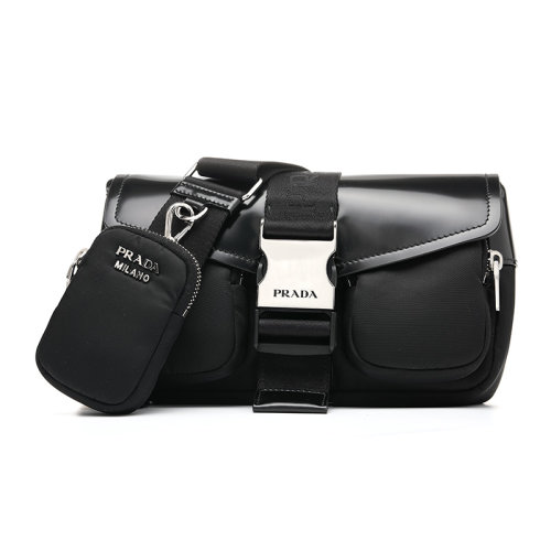 PRADA/普拉達22年女士手提單肩斜挎包背提包1BD295789