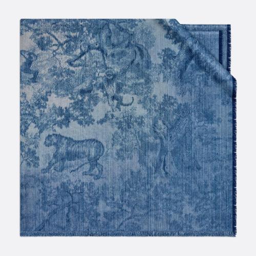  DIOR迪奧 22年秋冬 女士 圍巾 Dior 印花披肩 24JOU140I140_C528