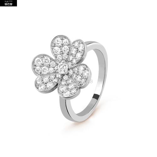  VCA梵克雅寶 22年秋冬 女士 戒指 Frivole戒指，單花 VCARD31600 預(yù)定商品1-3周發(fā)貨
