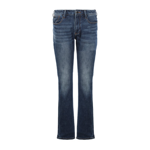 Emporio Armani/安普里奧阿瑪尼22年logo徽標(biāo)男士牛仔褲 3L1J061DJYZ