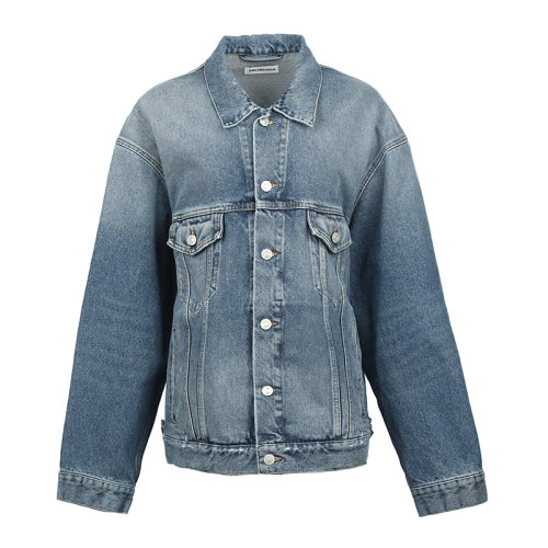 Balenciaga/巴黎世家22新品女士牛仔外套女士牛仔衣683379TJW6