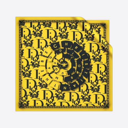  DIOR迪奧 22年秋冬 女士 圍巾 Carre 90 THEBE MAGUGU AND CTAOP 31MAG090I620_C280