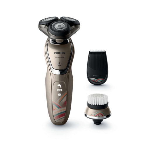 Philips/飛利浦 剃須刀電動刮胡刀男士水洗須刨故宮文化大器天成系列電動剃須刀禮盒故宮文化錦繡山岳版-S5088【故宮合作款】