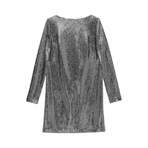 GUCCI/古馳 20年春夏 服裝百搭 女性 亮銀黑 女士連衣裙 624293 XJCKT 1138