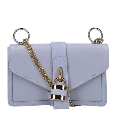 Chloe/克洛伊 Aby系列  女士羊皮鎖扣鏈條包單肩包斜挎包