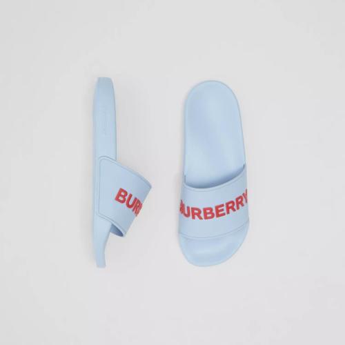  BURBERRY 22年秋冬 女士 徽標(biāo)壓花拖鞋 80588981