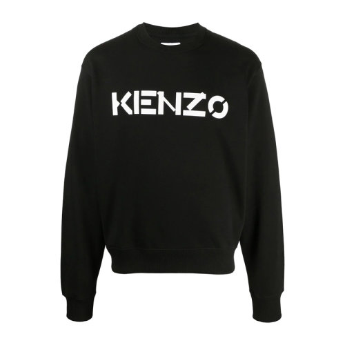 Kenzo 高田賢三   男裝 服裝 綠色棉質(zhì)logo字母印花圓領(lǐng) 男士衛(wèi)衣