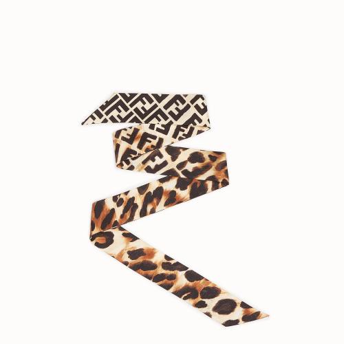  FENDI芬迪 22年秋冬 女士 絲巾 綁帶 FXT011A6DLF15SH