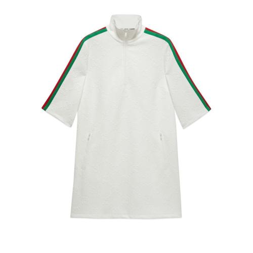  GUCCI古馳 22年秋冬 女士 GG針織提花連衣裙 695735 XJECY 9185