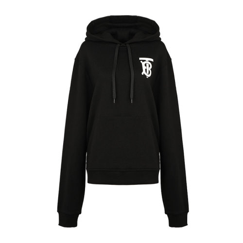 BURBERRY/博柏利 專屬標(biāo)識(shí)圖案棉質(zhì)連帽衫女衛(wèi)衣80243521